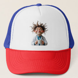 Crazy Doctor Coffee Cap Trucker Pet