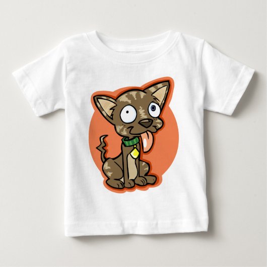 Crazy Dog Baby T-shirt (Voorkant)