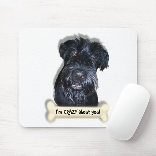 Crazy Dog en bot Muismat (Met muis)