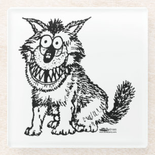 Crazy Dog Glazen Onderzetter