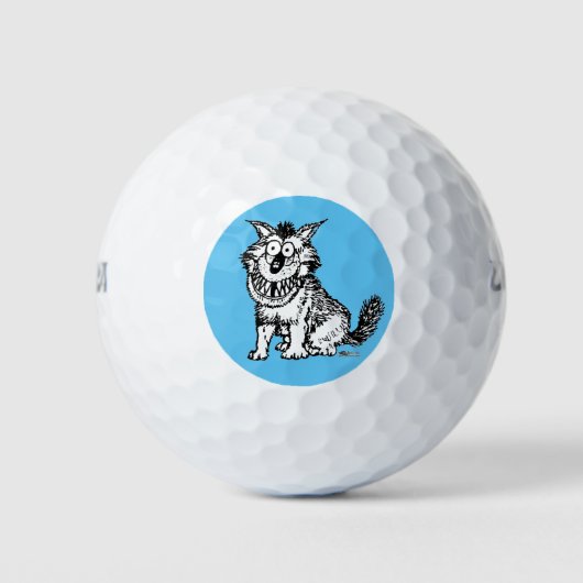 Crazy Dog Golfballen (Voorkant)