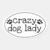 Crazy Dog Lady Sticker (Voorkant)