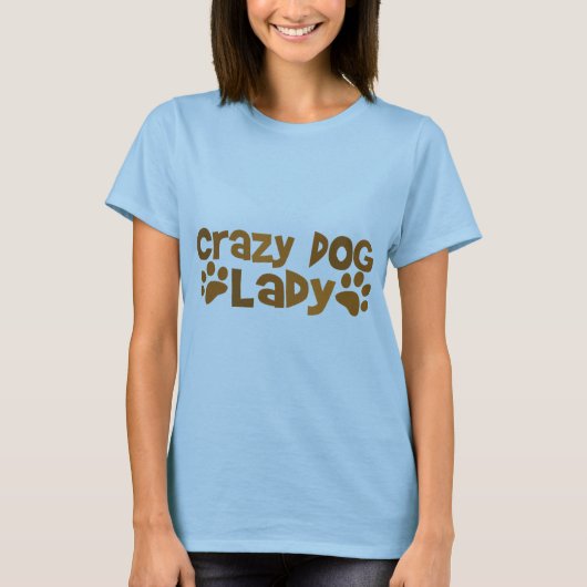 Crazy Dog Lady T-shirt (Voorkant)
