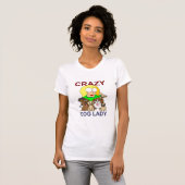 Crazy Dog Lady T-shirt (Voorkant volledig)