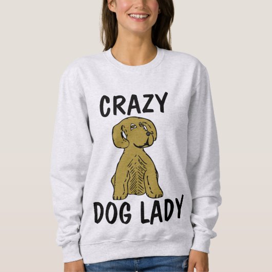 CRAZY DOG LADY T-SHIRTS (Voorkant)