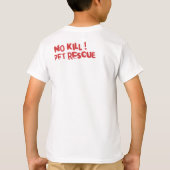 Crazy Dog No Kill Pet Rescue T-shirt (Achterkant)