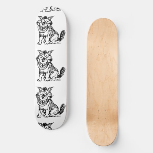 Crazy Dog Skateboard (Voorkant)