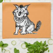 Crazy Dog Theedoek (Gevouwen)