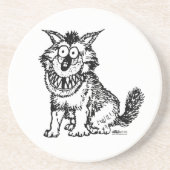 Crazy Dog Zandsteen Onderzetter (Voorkant)