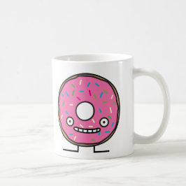 Crazy Donut met Sprinkles roze ijsbreker Koffiemok