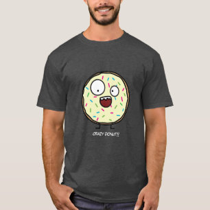 Crazy Donut sprinkles vanille ijsje zoet dessert T-shirt