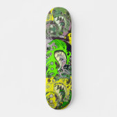 Crazy dragon (Groen) Skateboard (Voorkant)