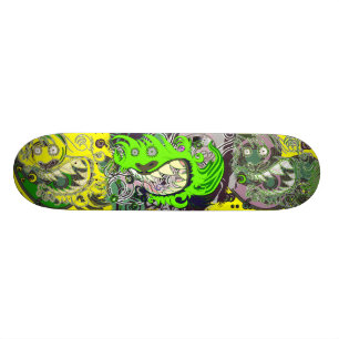 Crazy dragon (Groen) Skateboard
