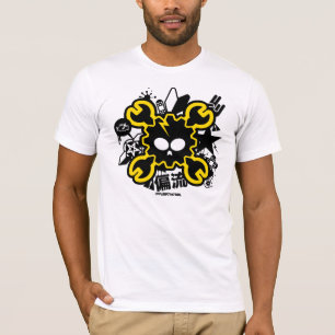 Crazy Drift Patrol - Drift Skull (geel) shirt