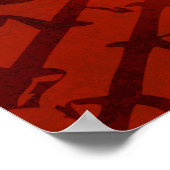 Crazy Drift Patrol - Houd kalm en drift aan (rood) Poster (Hoek)