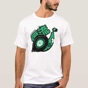 Crazy Drift Patrol - Turbo Snail (groen) T-shirt