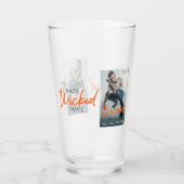 Crazy, Drink Glass met witte liefde Glas (Voorkant)