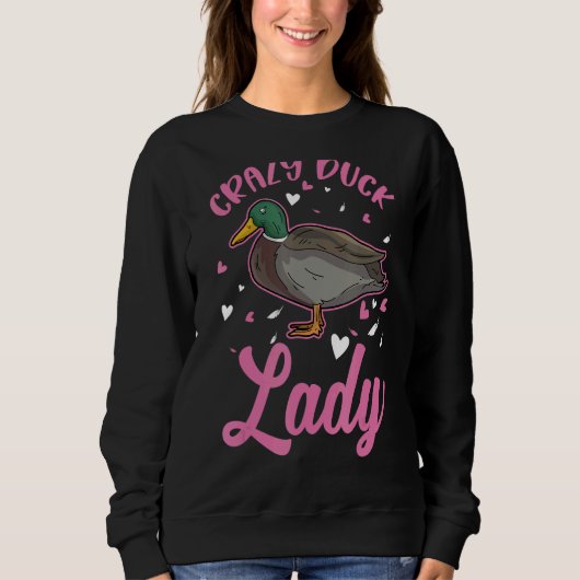 Crazy Duck Lady Trui (Voorkant)