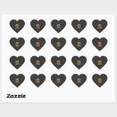 Crazy Duitse Herders Heks Ontwerp voor Halloween Hart Sticker (Vel)