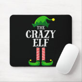Crazy Elf Matching Family Group Christmas Party Py Muismat (Met muis)