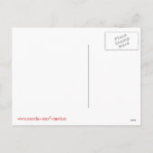 Crazy Elf met  tekstgebied Feestdagenkaart (Achterkant)