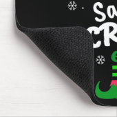 Crazy Elf Santas Elf Funny Christmas Elf Matching Muismat (Hoek)