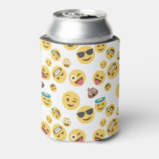 Crazy Emojis Blikjeskoeler (Blikje Achterkant)