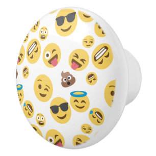 Crazy Emojis Keramische Knop