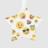 Crazy Emojis Ornament (voorkant)