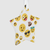 Crazy Emojis Ornament (voorkant)