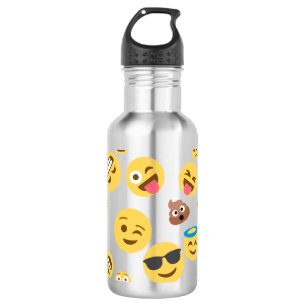 Crazy Emojis Waterfles