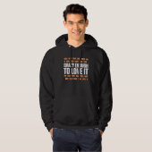 Crazy Enough To Love It Bricks Bricklaying Brickla Hoodie (Voorkant volledig)