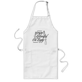 Crazy Essential Oil Lady Apron Lang Schort