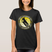 Crazy Euphonium Lady Euphoniumist T-shirt (Voorkant)