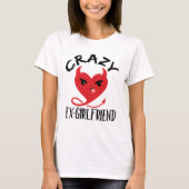 Crazy Ex-Vriendin Funny Devil Red Heart T-shirt (Voorkant)