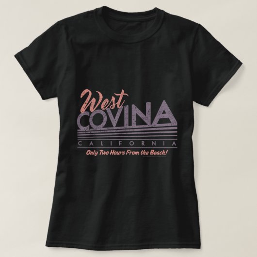 Crazy Ex-Vriendin West Covina California T-shirt (Design voorkant)