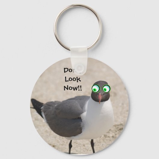 Crazy Eyed Zee Gull Sleutelhanger (Voorkant)