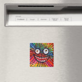 Crazy Eyes Colorful Monster Smile Magneet (Insitu (Vaatwasser))