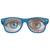 Crazy Eyes Custom Adult Party Shades Retro Zonnebril (Voorkant)