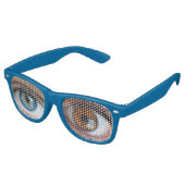 Crazy Eyes Custom Adult Party Shades Retro Zonnebril (Gekanteld)