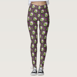 Crazy Eyes Planeet M13 Grafische Print Leggings