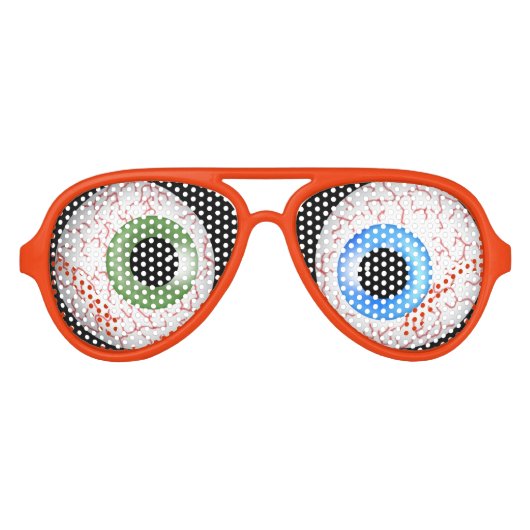 Crazy Eyes Shades Aviator Zonnebril (Voorkant)