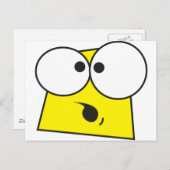 Crazy Face Briefkaart (Voorkant / Achterkant)