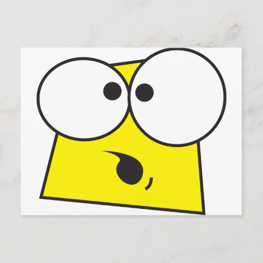 Crazy Face Briefkaart (Voorkant)