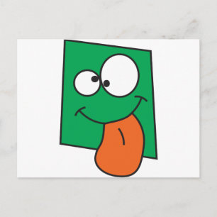Crazy Face Briefkaart