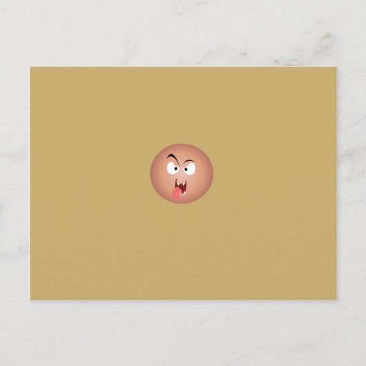 Crazy Face Briefkaarten (Voorkant)