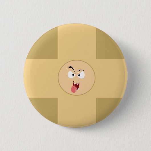 Crazy Face Button (Voorkant)