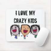 Crazy Face Cartoon Kinder Muismat (Met muis)