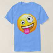 Crazy Face Emoji T-shirt (Design voorkant)