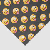 Crazy Face Emoji Tissuepapier (Detail)